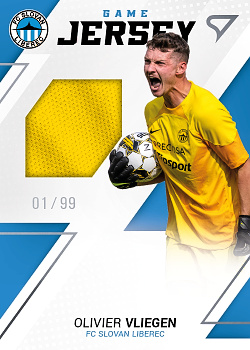Olivier Vliegen Liberec SportZoo FORTUNA:LIGA 2022/23 2. serie Game Jersey /99 #GJ-OV